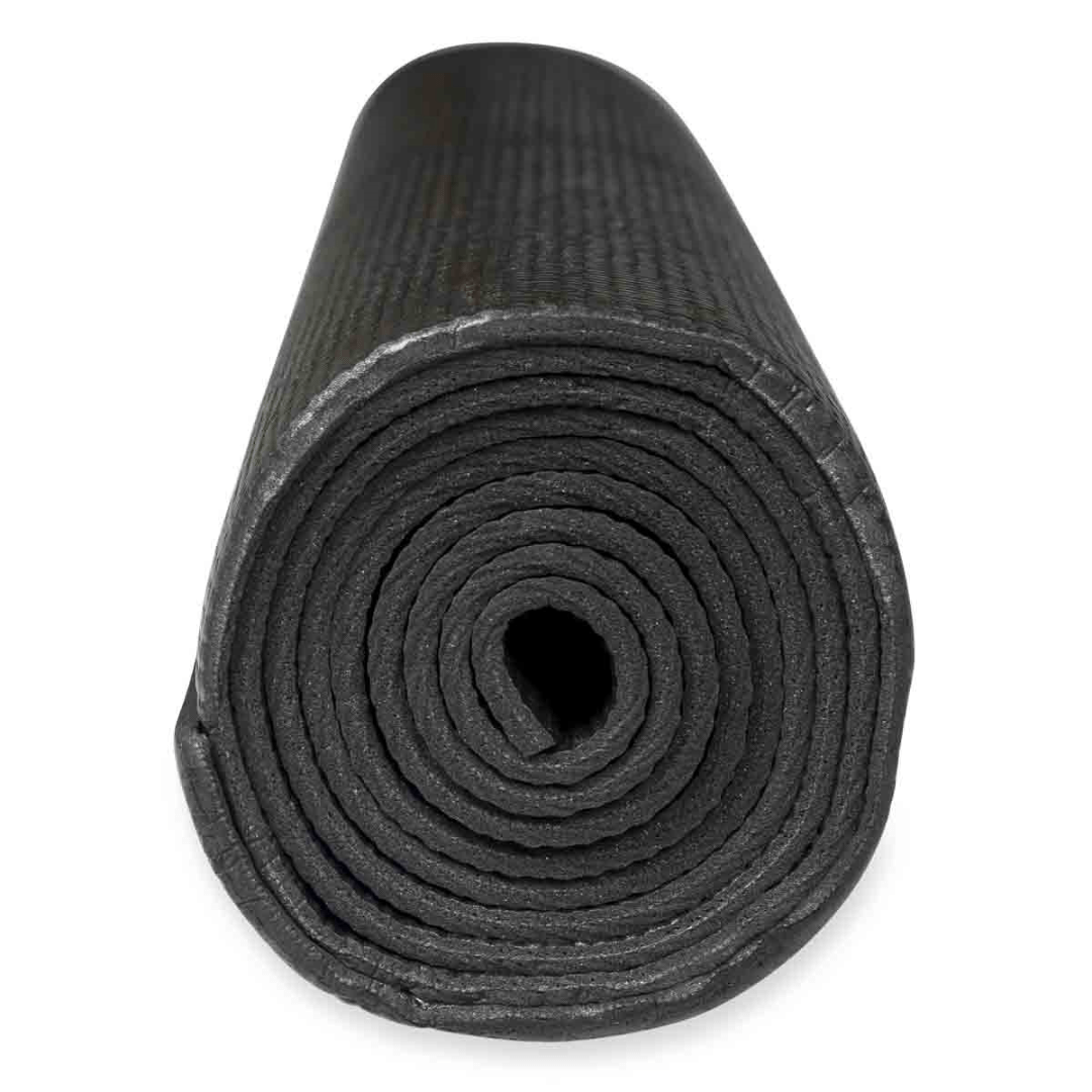 ASG Yoga mat black non-slip 4mm (173x61cm) washable
