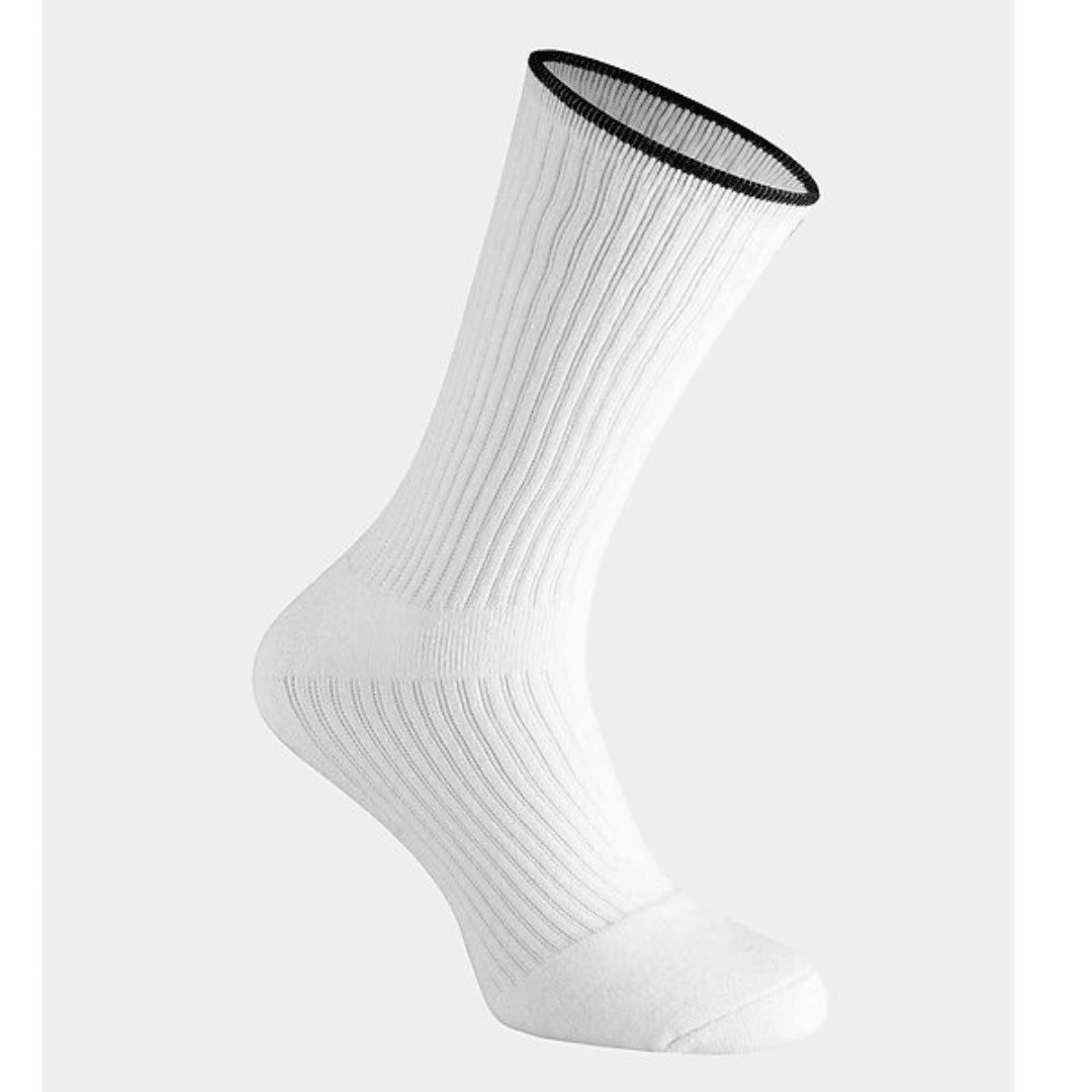 RS Cushioned Performance Socks 3-pack sports socks white with black stripe