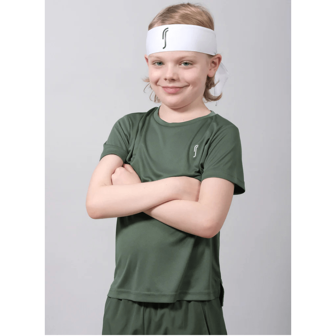 RS Junior Performance Tee Court Green t-shirt tennis & padel