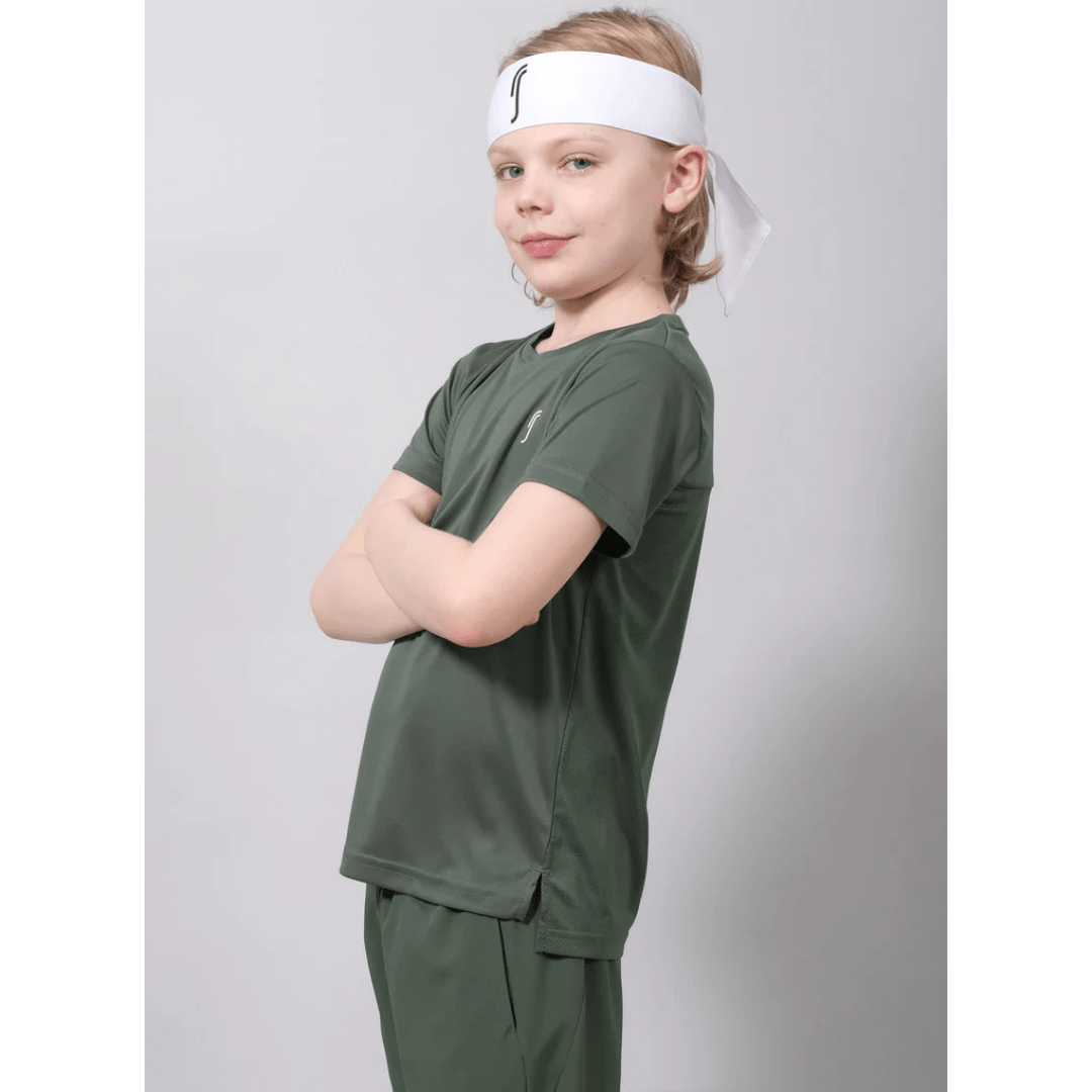 RS Junior Performance Tee Court Green t-shirt tennis & padel