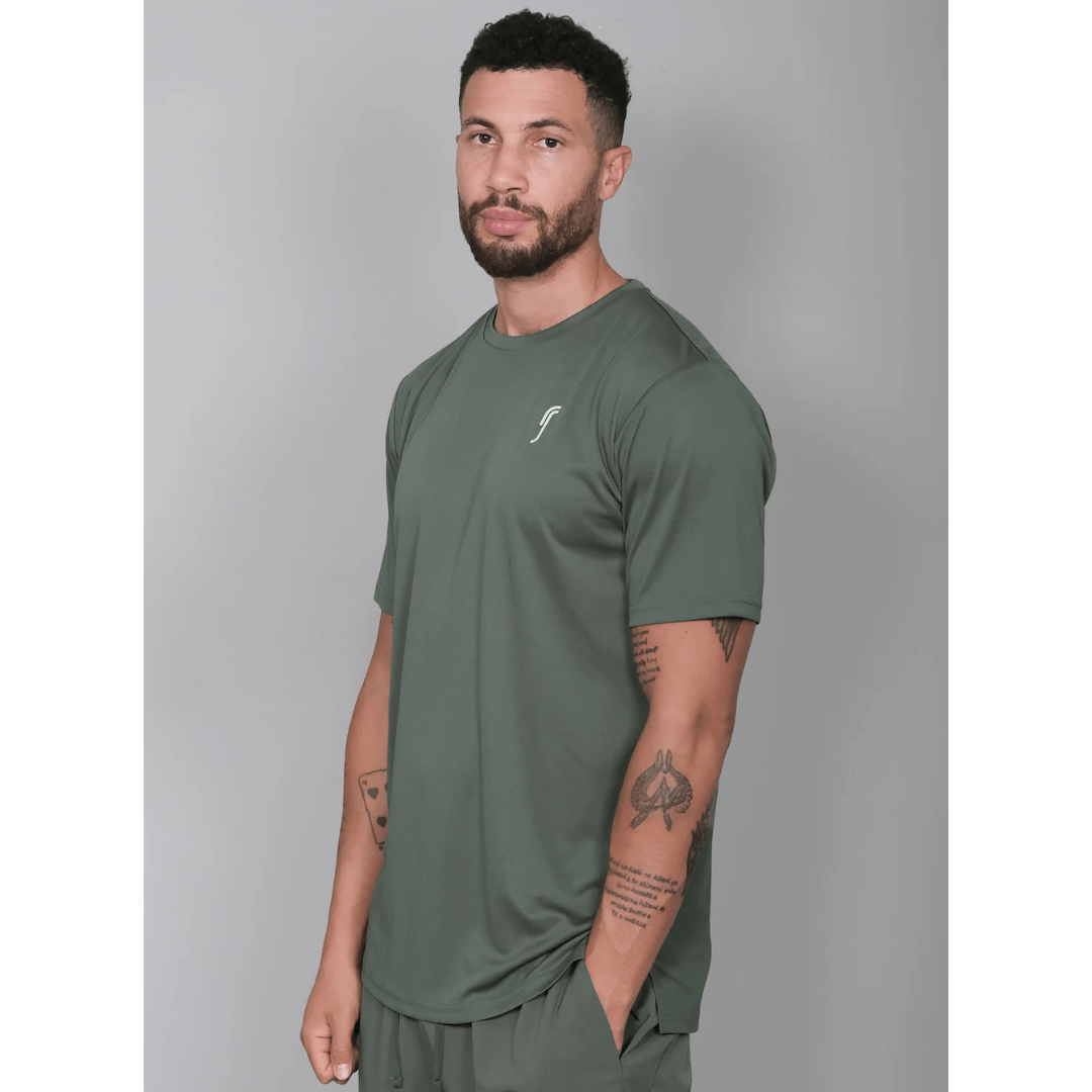RS Men's Performance Tee Court Green t-shirt for tennis & padel