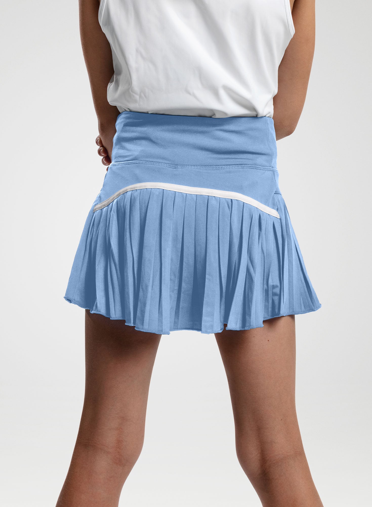 RS Girl's Match Skirt Soft Blue