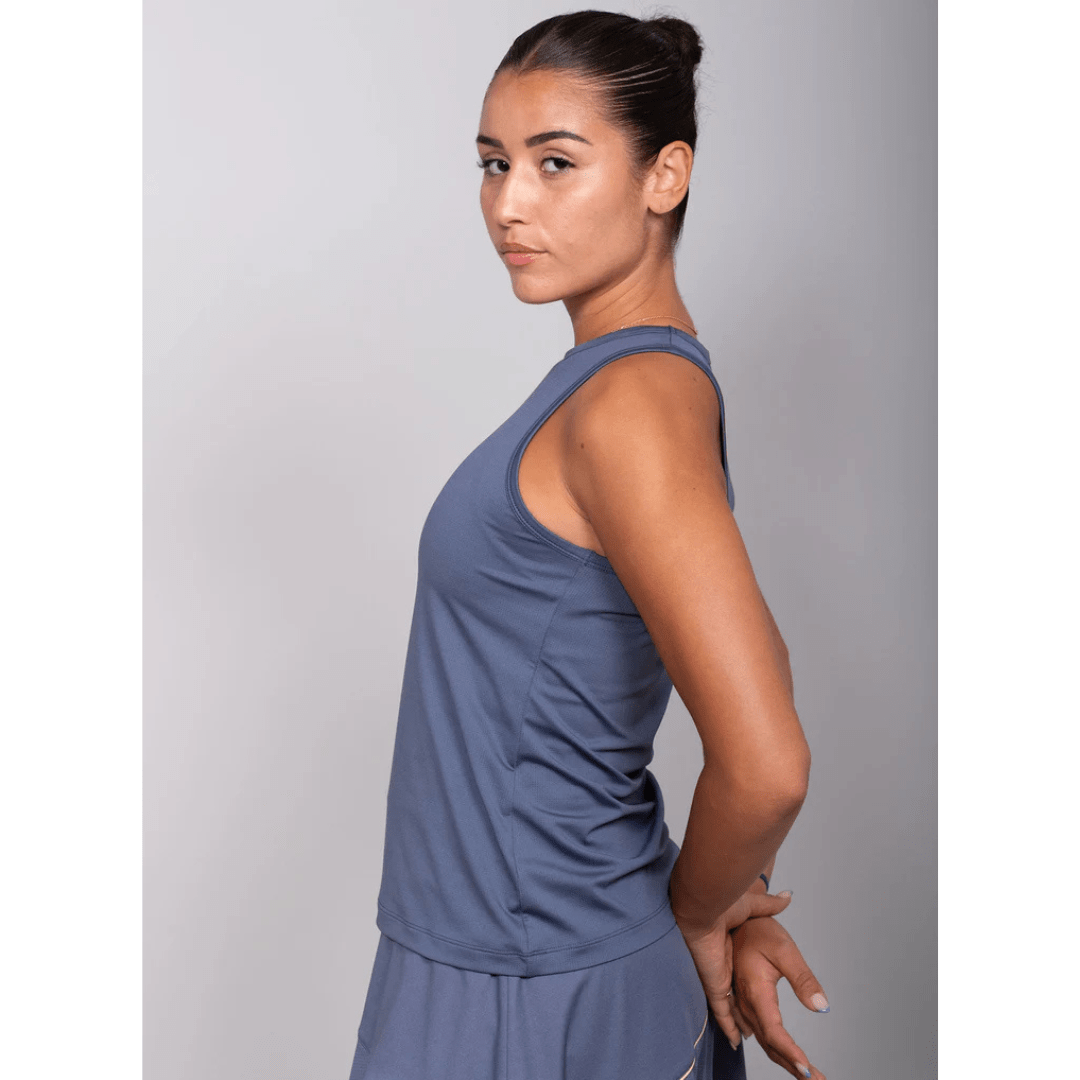 RS Women's Performance Tank Mesh Deep Blue träningslinne tennis & padel