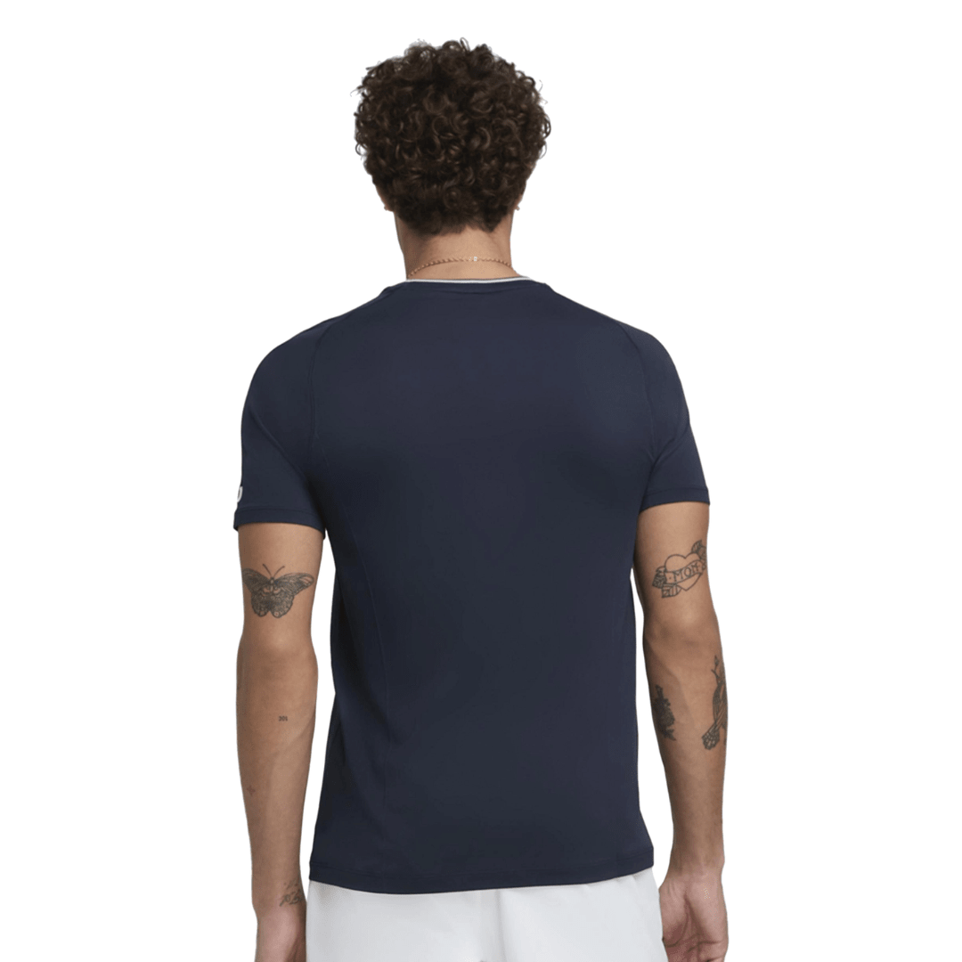 Wilson Men Team Seamless Crew Classic Navy t-shirt til tennis & padel