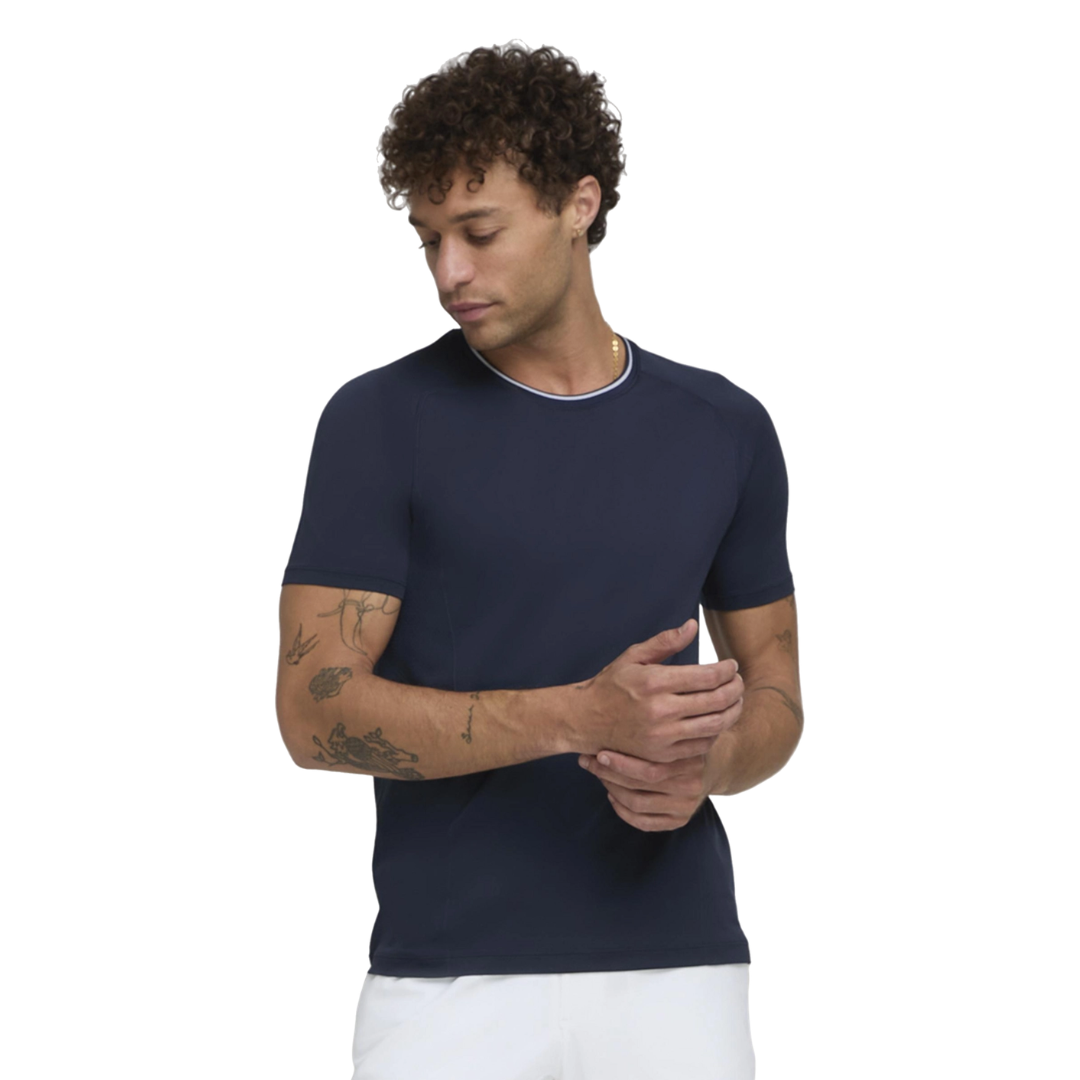 Wilson Men Team Seamless Crew Classic Navy t-shirt tennis & padel