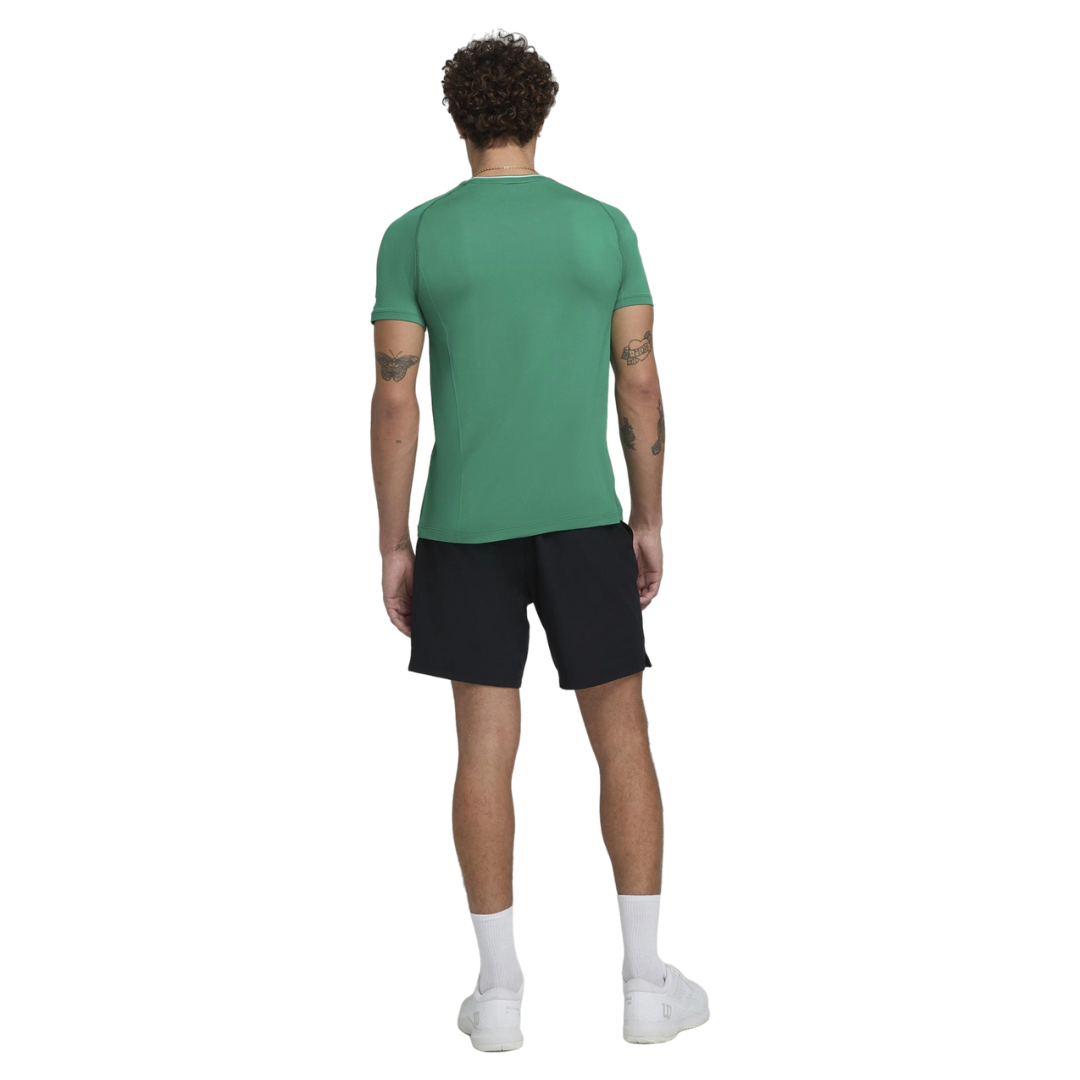 Wilson Men Team Seamless Crew Courtside Green t-shirt tennis & padel