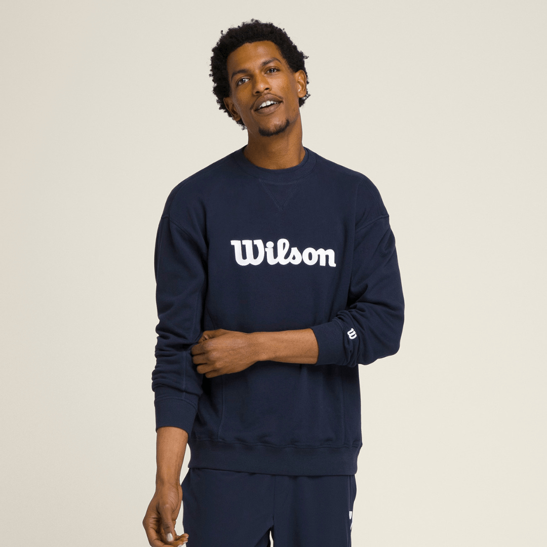 Wilson Men's Team Crewneck Classic Navy Script
