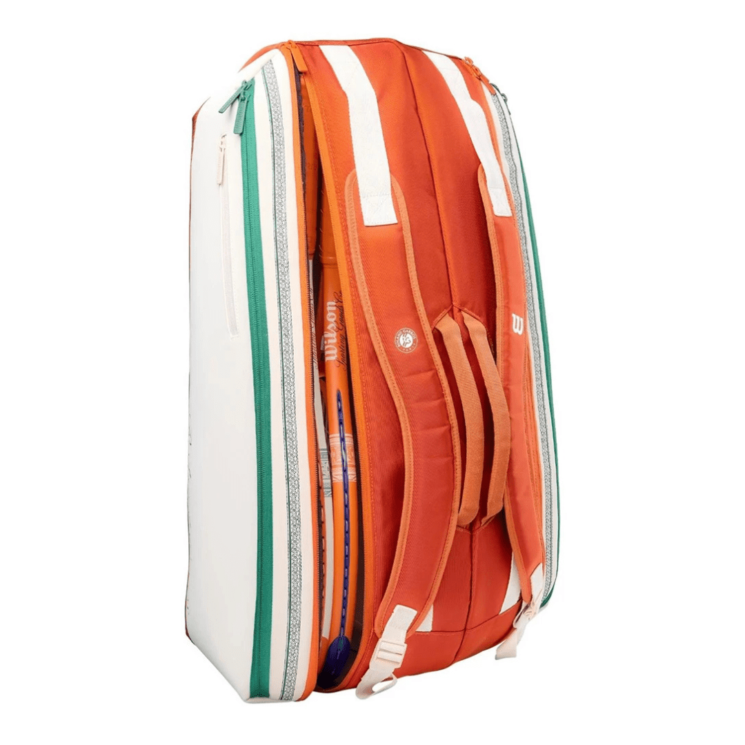 Wilson Roland Garros 2026 9-pack Racket Bag Cream tennistaske