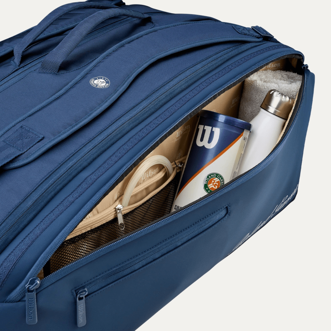 Wilson Roland Garros 2026 Session de Soiree 15-pack Bag Navy / Clay tennisväska