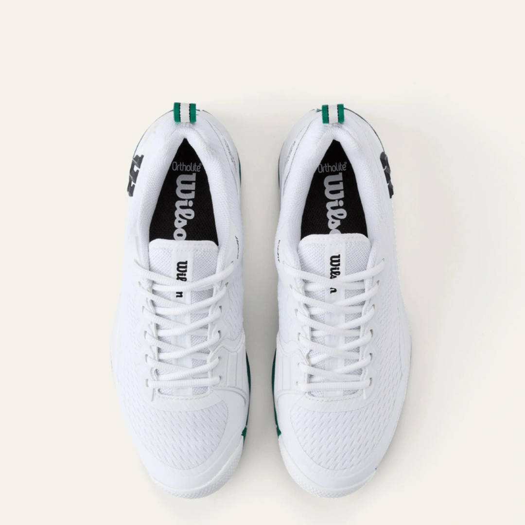 Wilson Rush Pro 4.5 all court men's tennis shoe white/white/aventurine