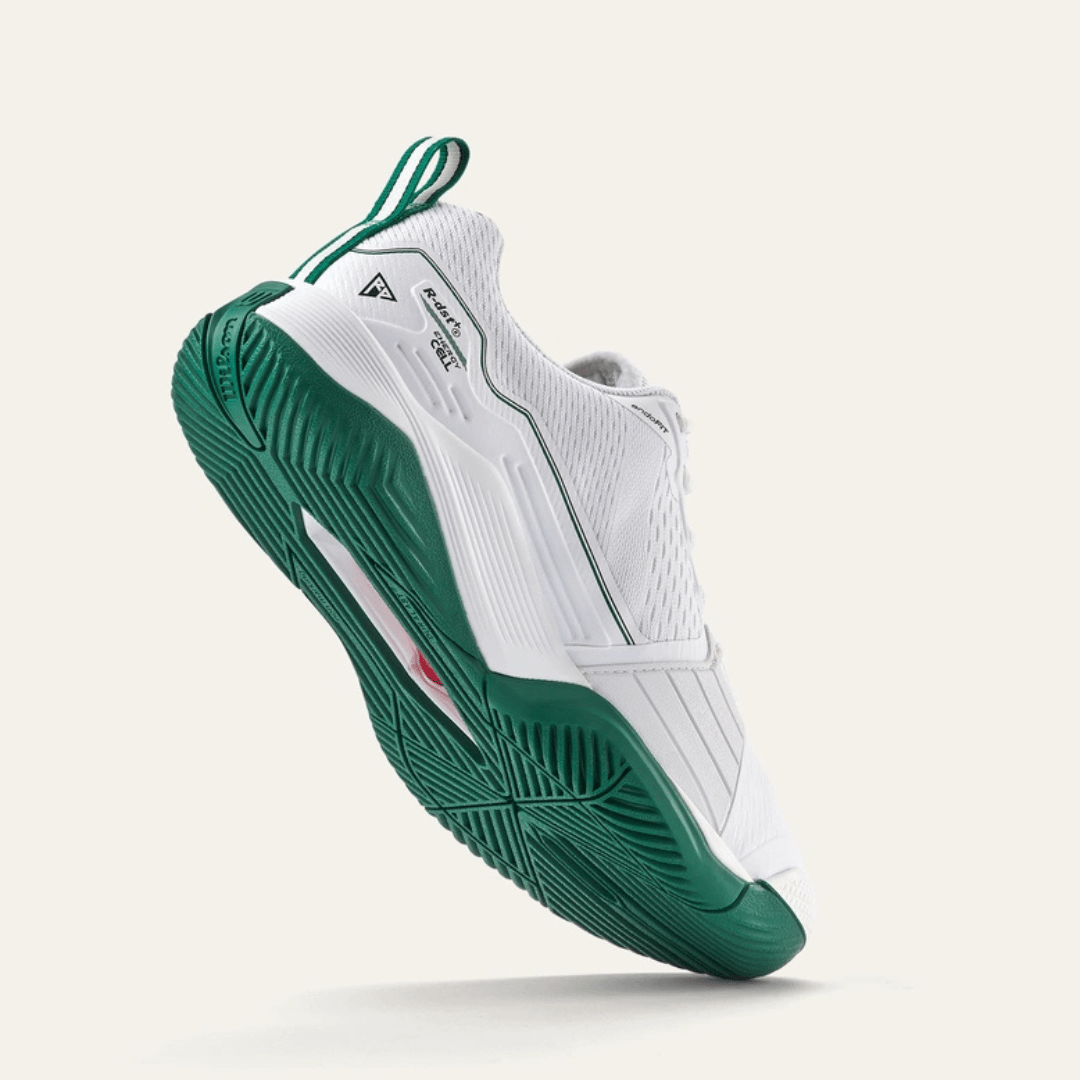 Wilson Rush Pro 4.5 all court men's tennis shoe white/white/aventurine