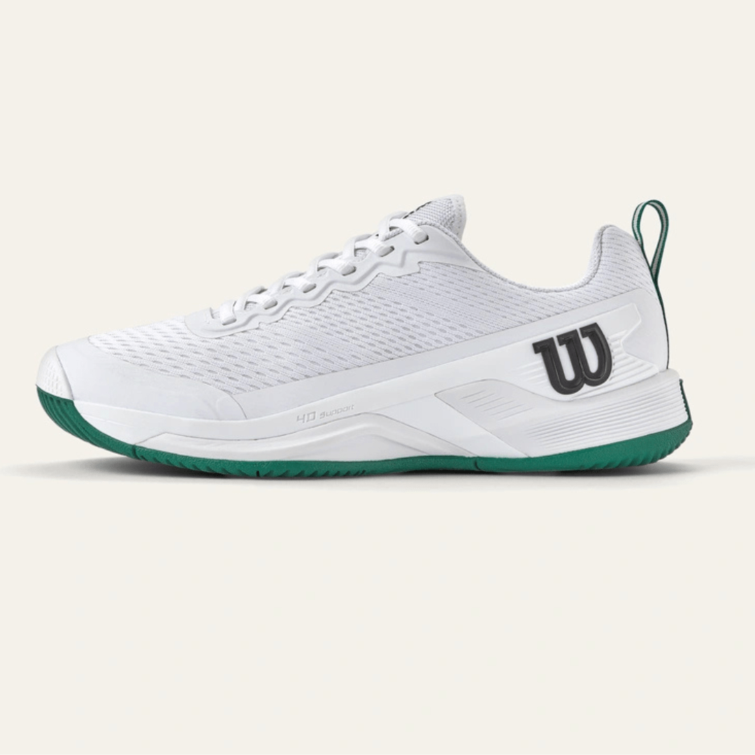 Wilson Rush Pro 4.5 all court tennissko til mænd white/white/aventurine