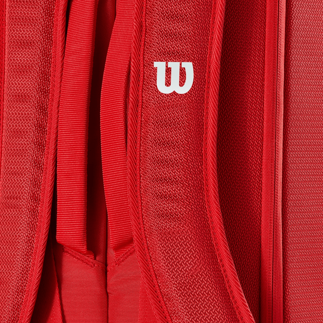 Wilson Super Tour 6-pack Wilson Red 2025 red tennis racket bag