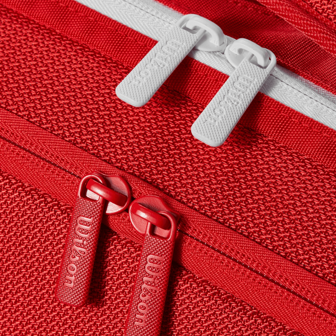 Wilson Super Tour 6-pack Wilson Red 2025 red tennis racket bag