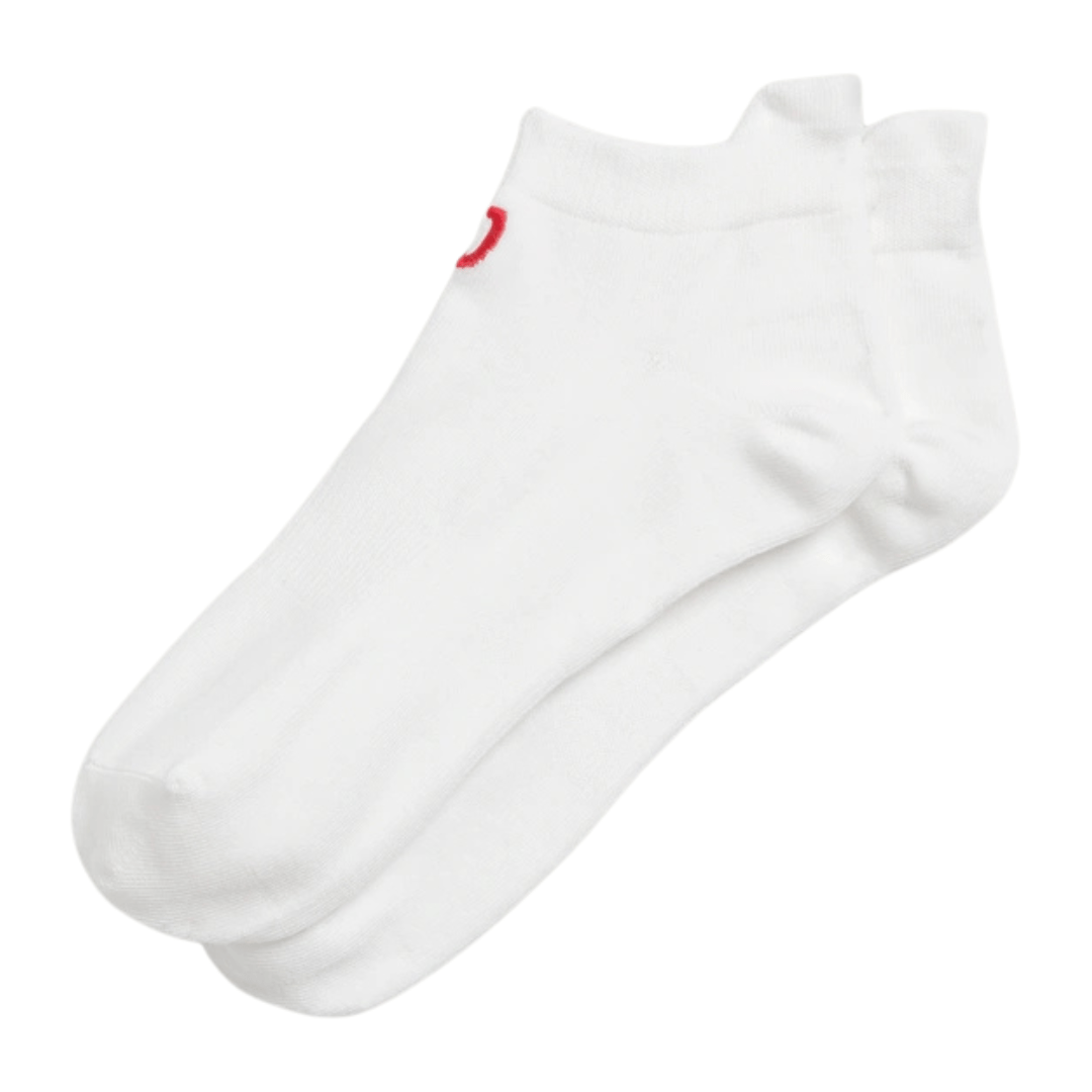 Wilson U Ankle Tab Sock Bright White sportsstrømper