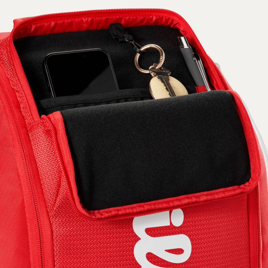 Wilson Super Tour Backpack Wilson red 2025 rød tennisrygsæk