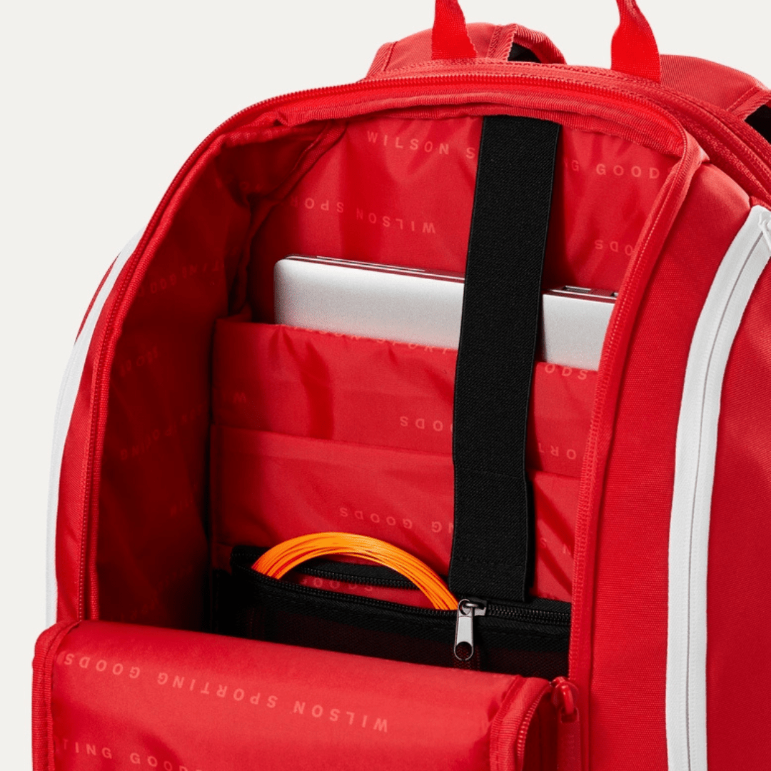 Wilson Super Tour Backpack Wilson red 2025 rød tennisrygsæk