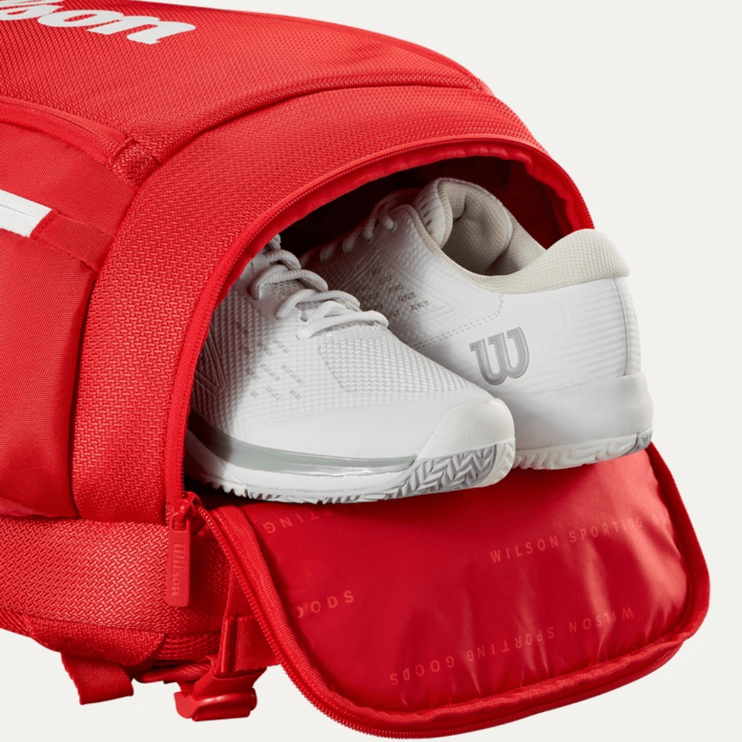 Wilson Super Tour Backpack Wilson red 2025 rød tennisrygsæk