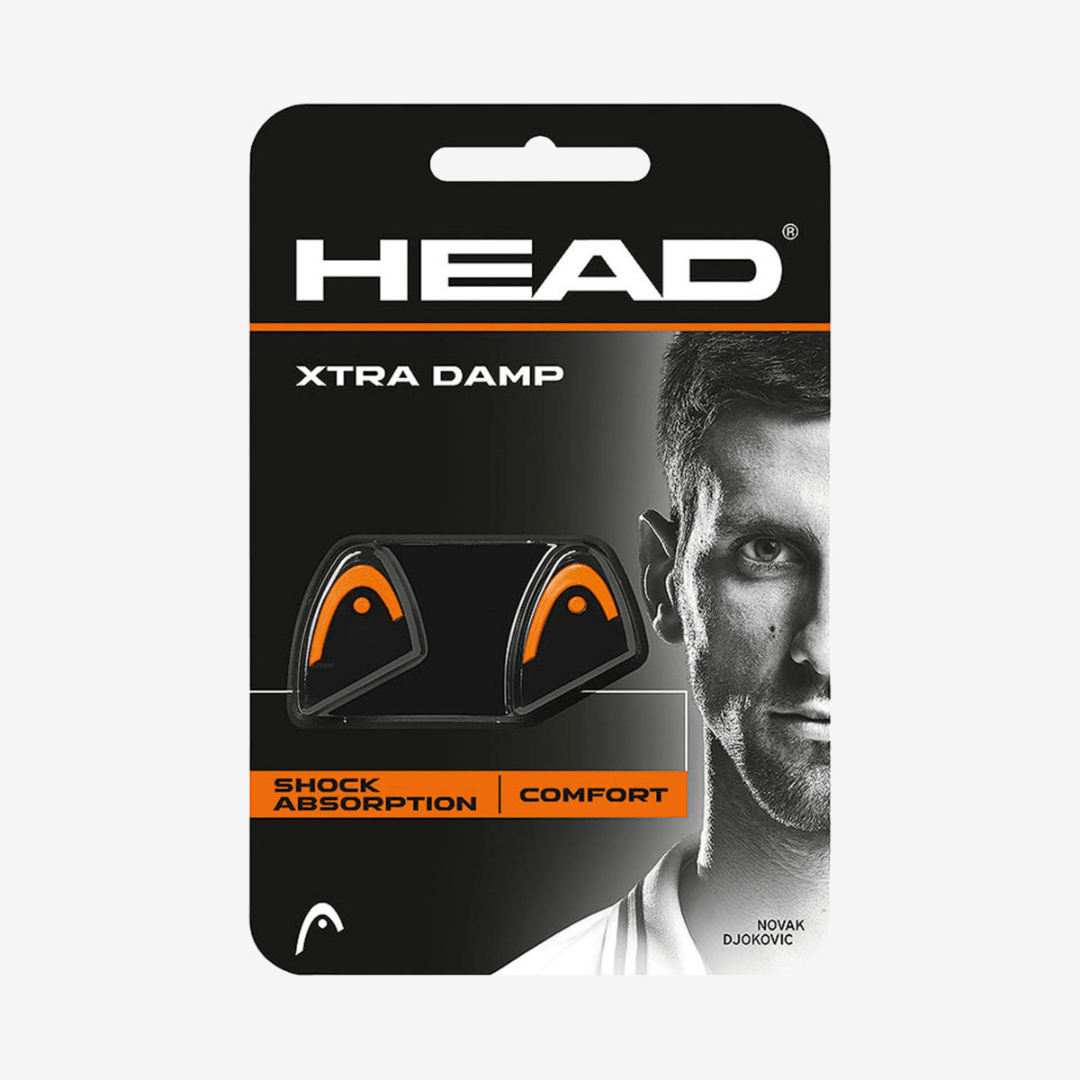 Head Xtra Damp vibrationsdæmper tennis 2-pak sort-orange
