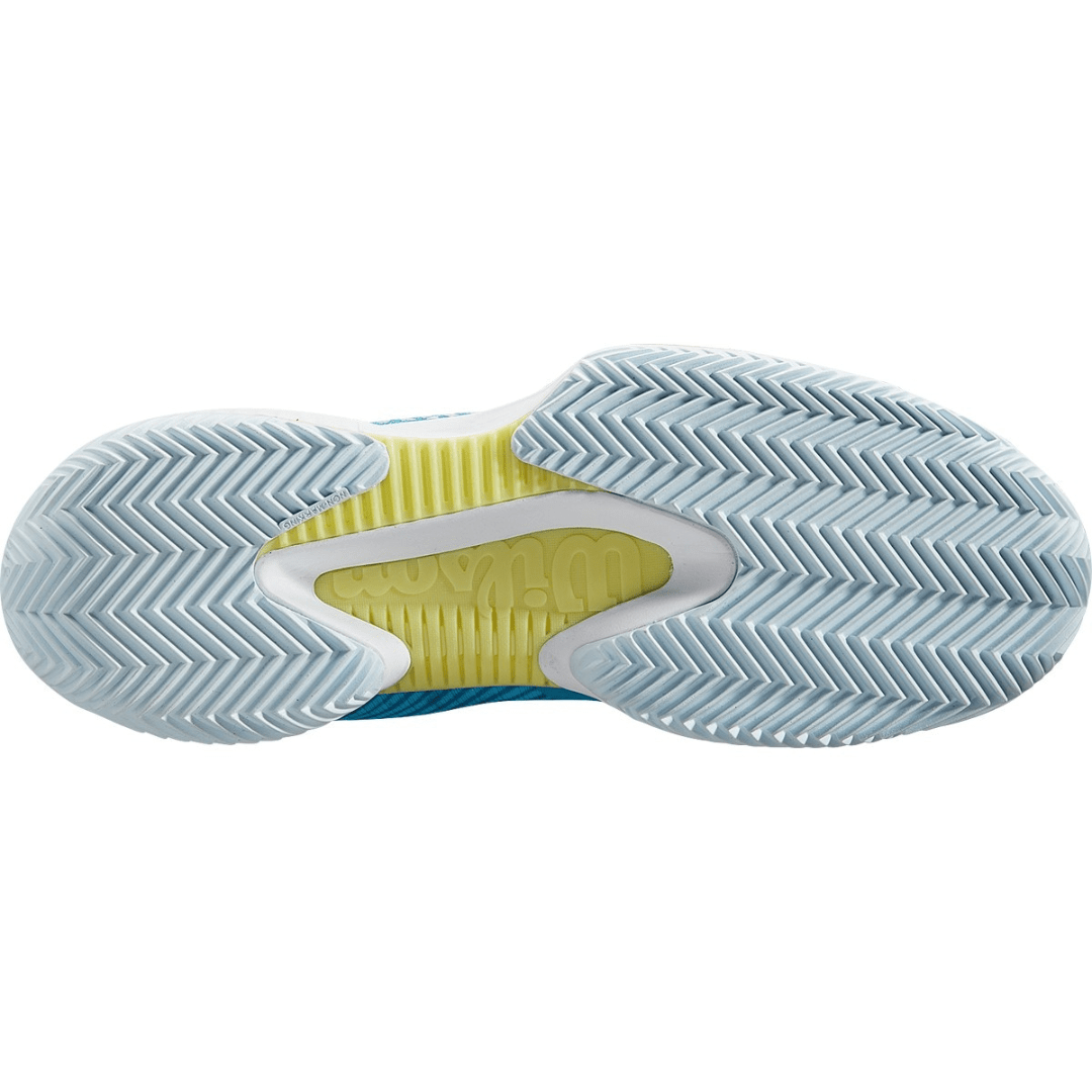 Wilson Kaos Swift 1.5 Clay tennisskor för grus dam algiersblå/vit/sunnylime