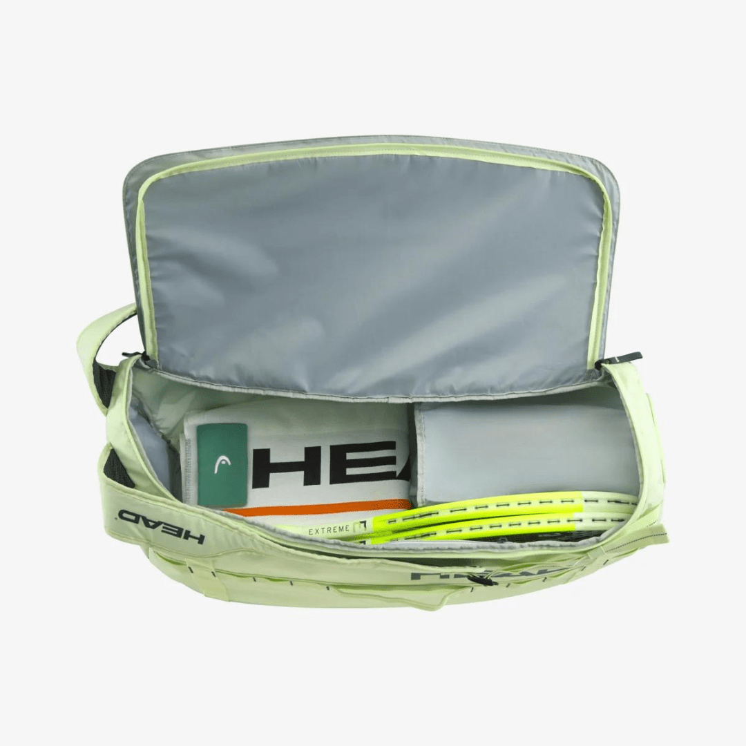 Head Pro Duffle Bag Medium LLAN liquid lime & anthracite 6-pack tennisketchertaske