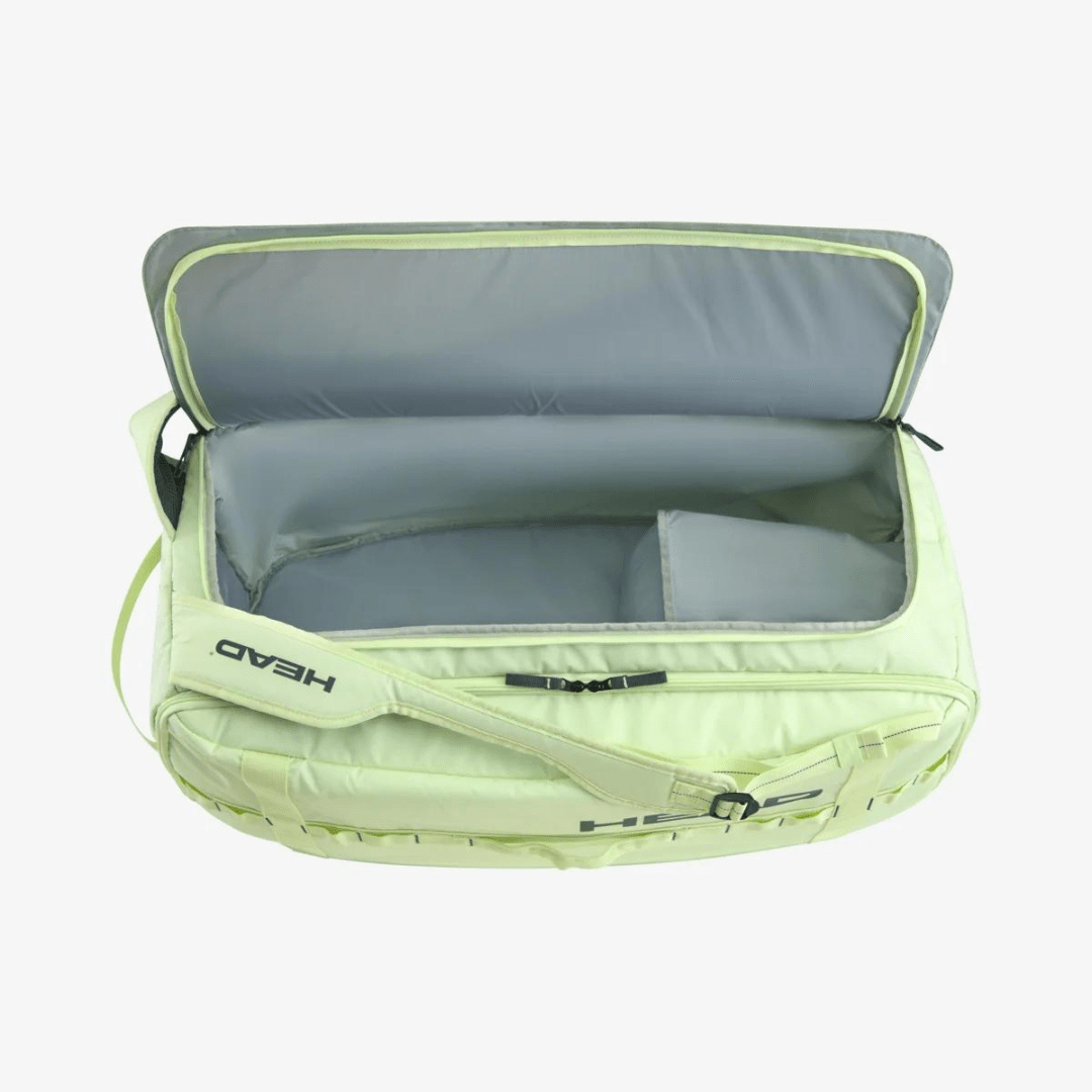 Head Pro Duffle Bag Medium LLAN liquid lime & anthracite 6-pack tennis racket bag