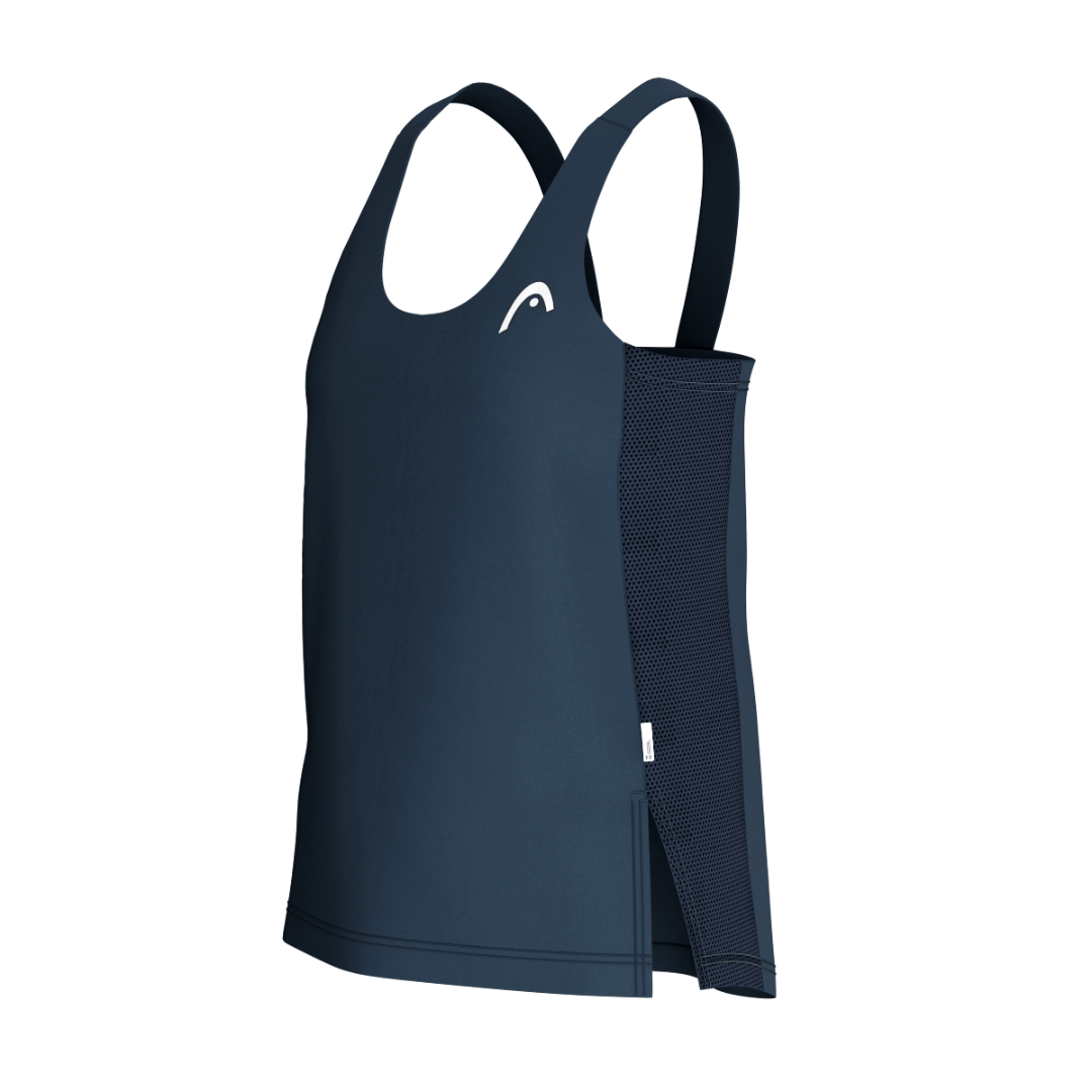 Head Spirit Tank Top Women blå tennis- og padel-træningstop
