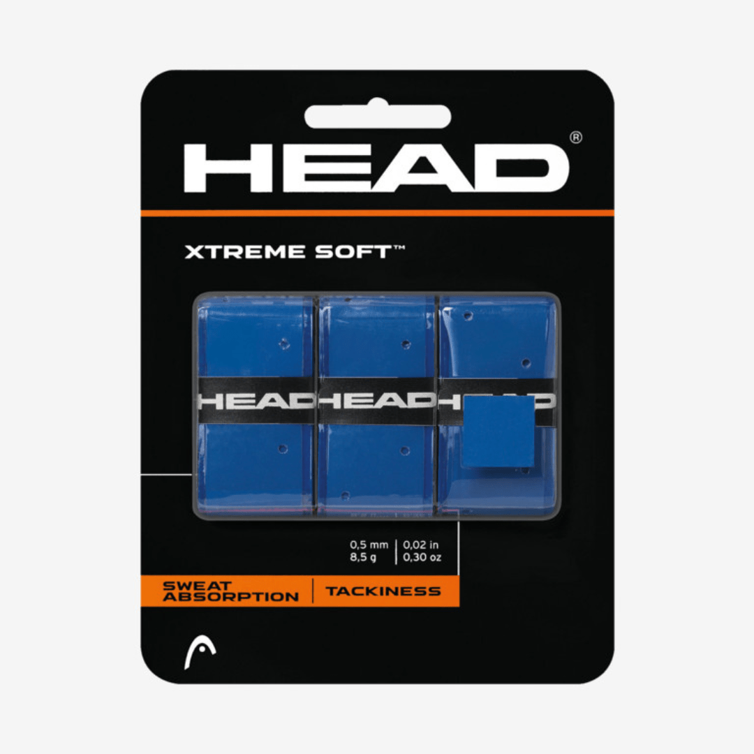 Head Xtreme Soft 3-pack Blue overgrip tennis