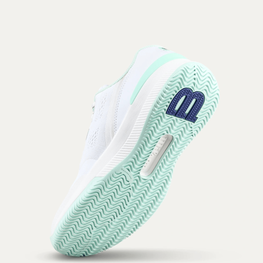 Wilson Intrigue Pro all court tennis shoes women white/bay/skipperblue