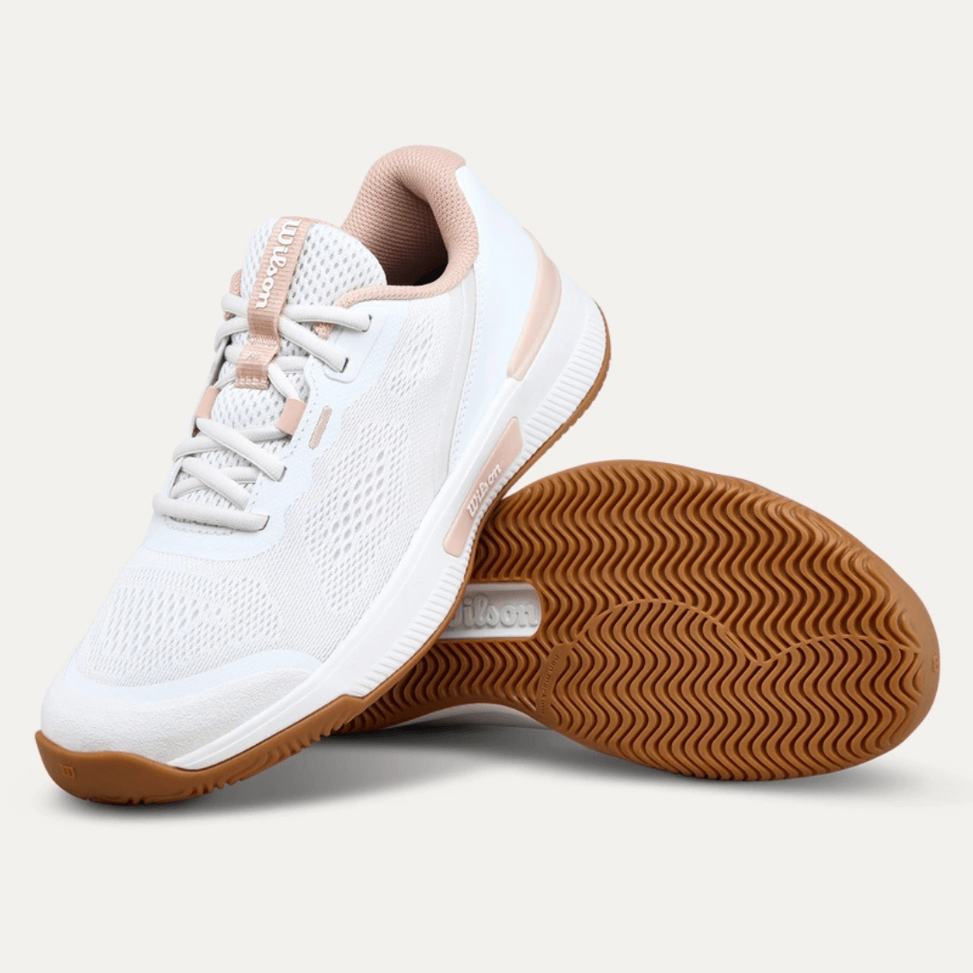 Wilson Intrigue Pro all court tennissko til kvinder white/cameo rose/gum1a