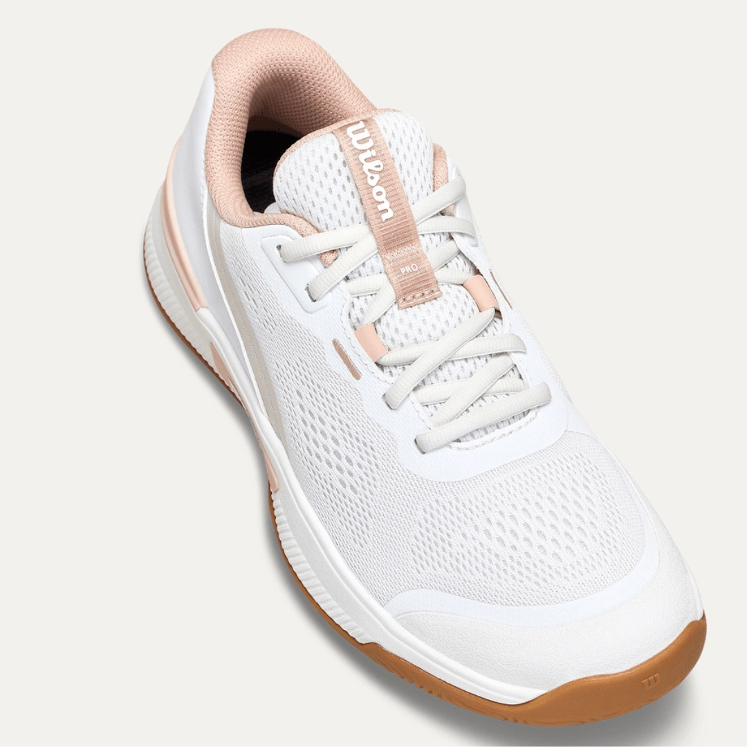 Wilson Intrigue Pro all court tennissko til kvinder white/cameo rose/gum1a