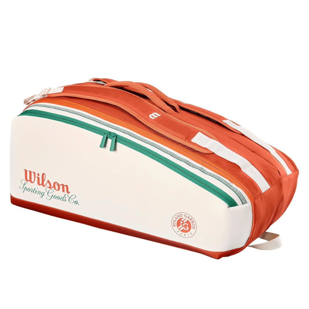 Wilson Roland Garros 2026 9-pack Racket Bag Cream tennis bag