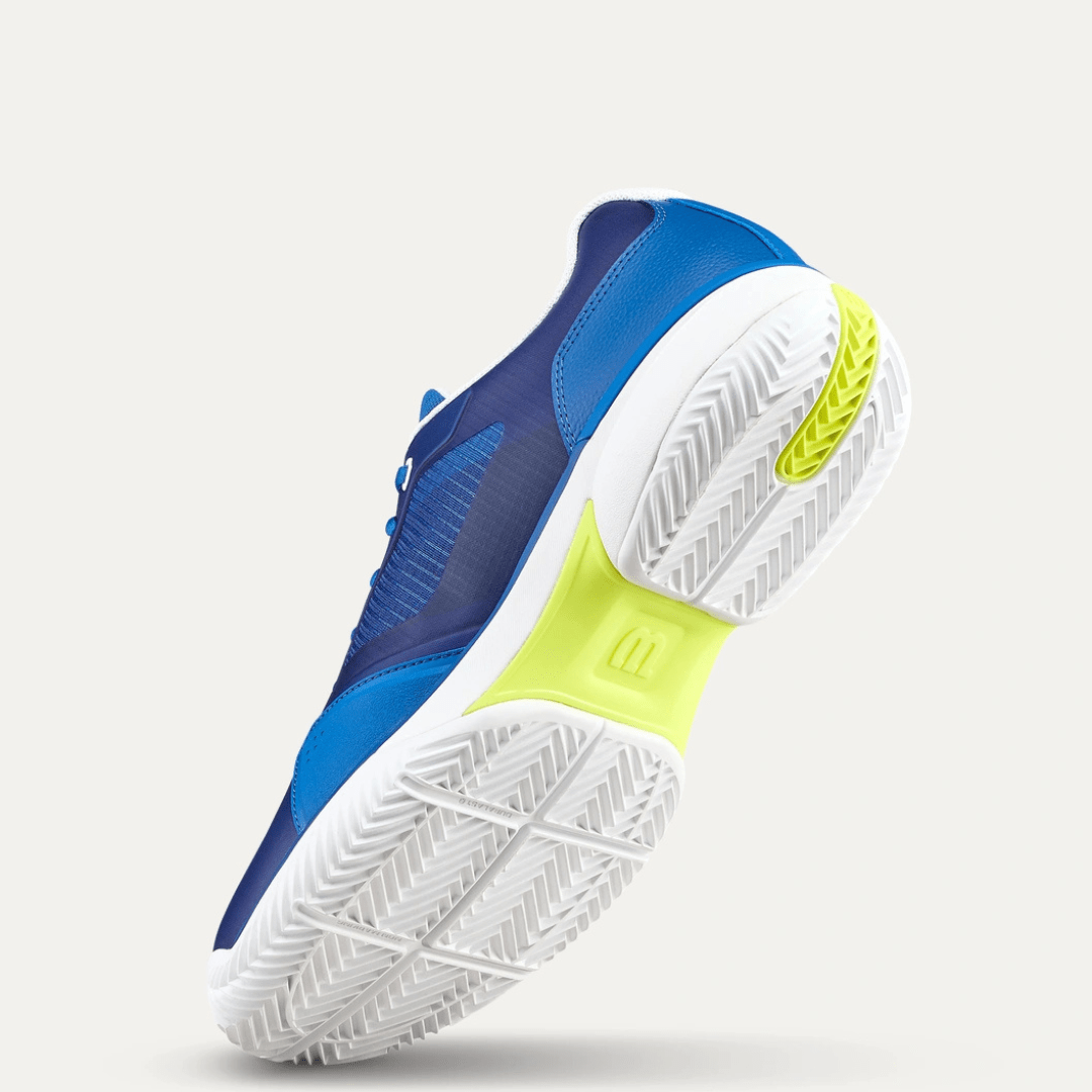 Wilson Rush Lite 5 Clay Men's Tennis Shoe Deja Vu Blue/White/Safety Yellow