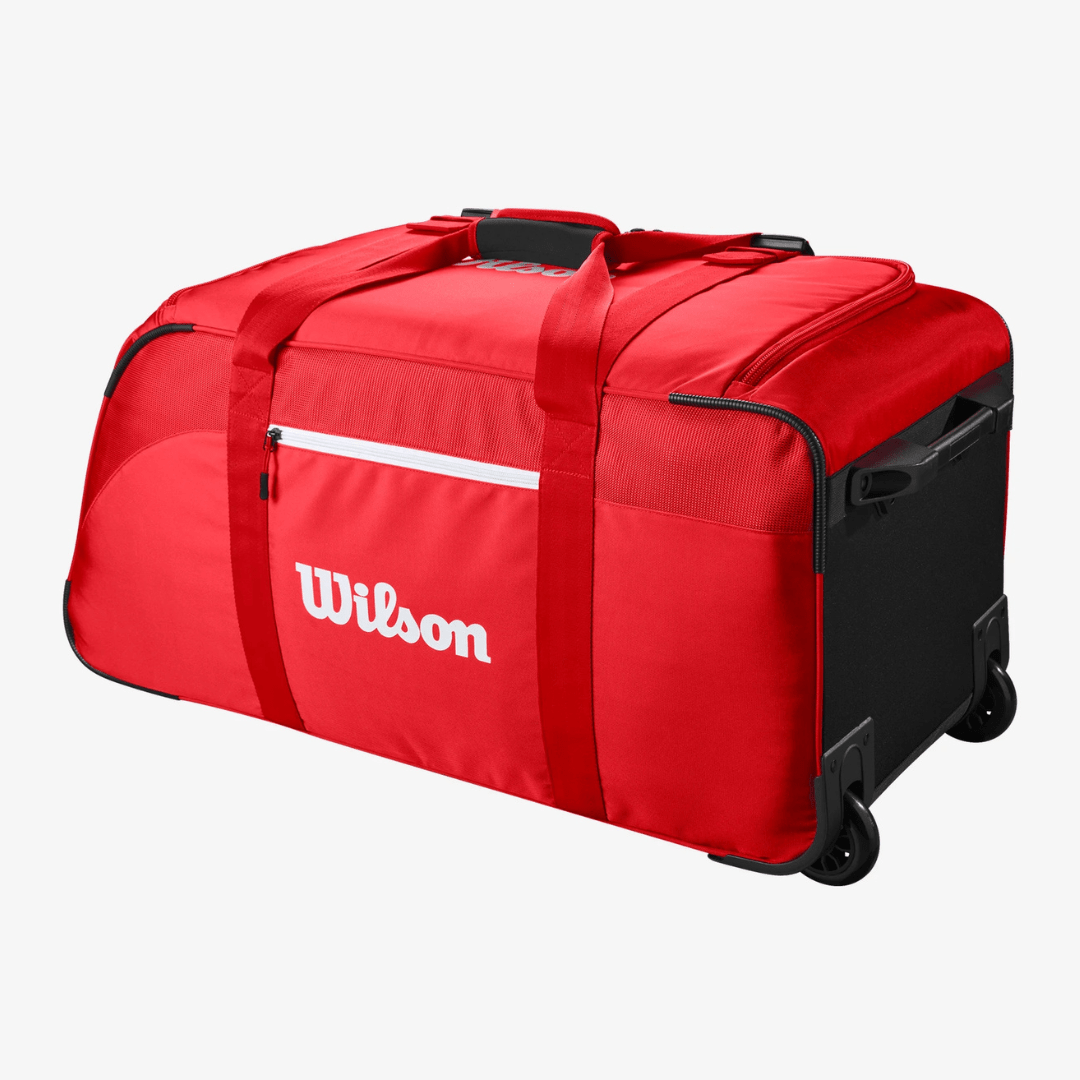 Wilson Super Tour Travel Bag Wilson Red 2025 rød tennisrejsetaske med hjul