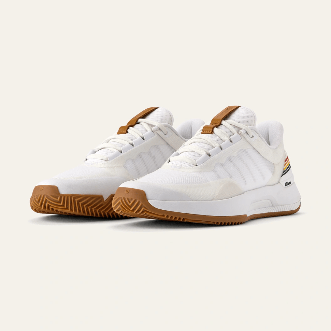 Wilson Intrigue Tour Clay RG grus tennissko til kvinder white/bonebrown/gum1a