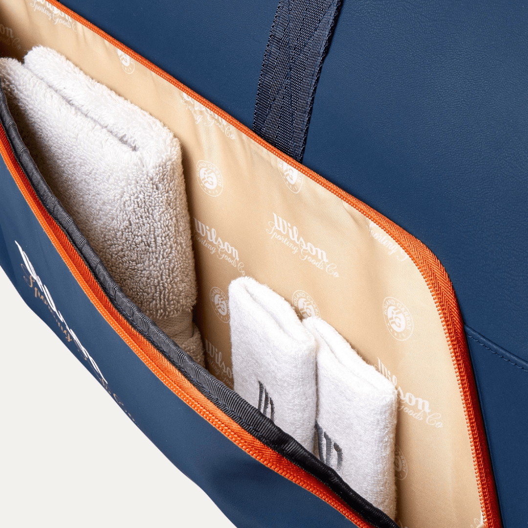 Wilson Roland Garros 2026 Large Duffel Bag Navy / Clay tennisväska