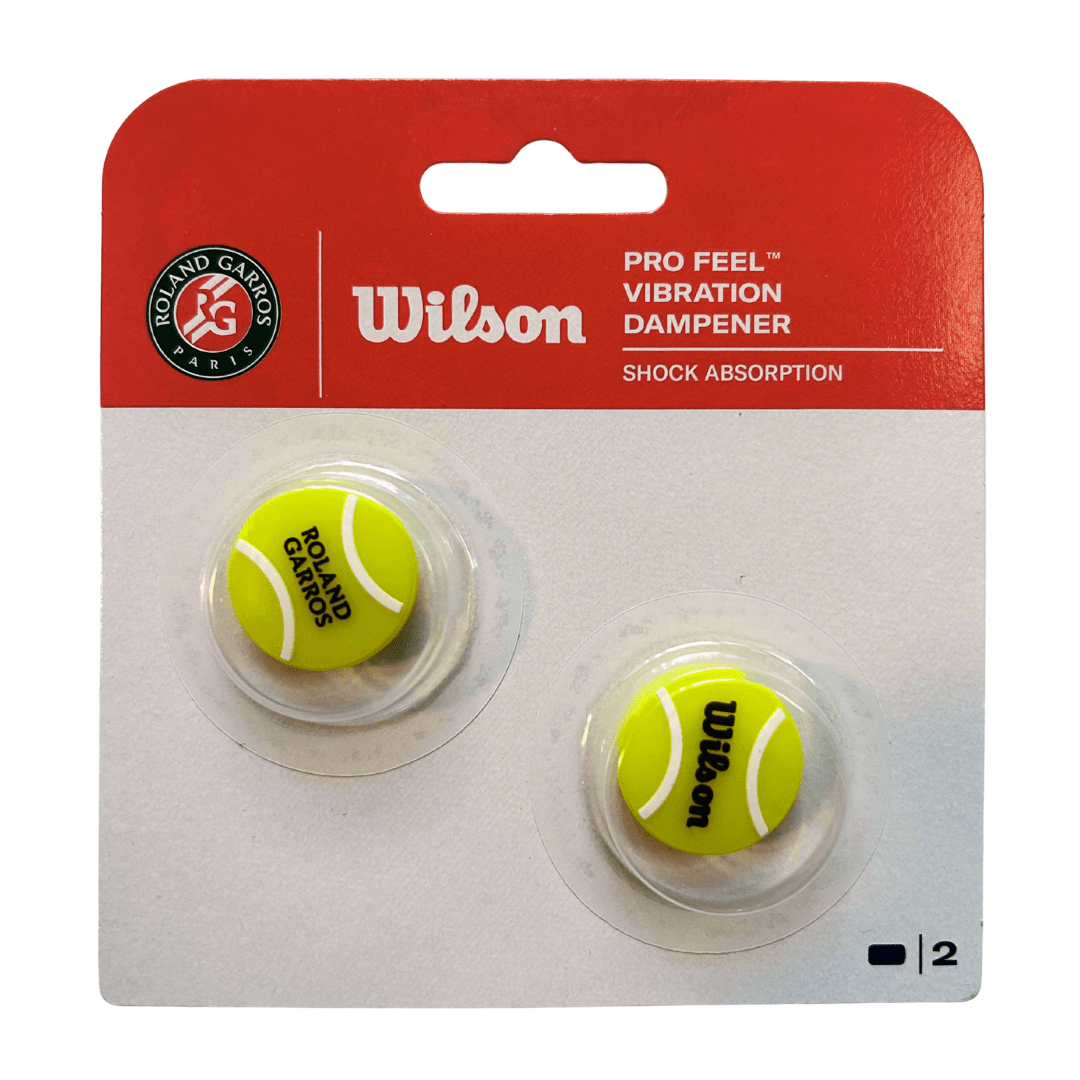 Wilson Roland Garros Pro Feel dämpare 2-pack till tennisrack