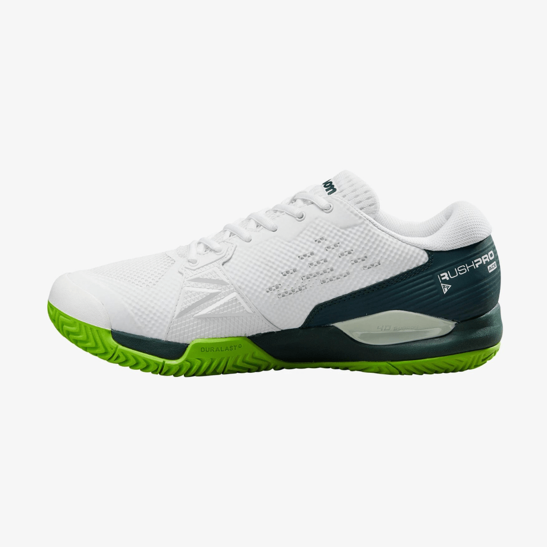 Wilson Rush Pro Ace all court tennissko til mænd hvid / ponderosa pine / jasmingrøn
