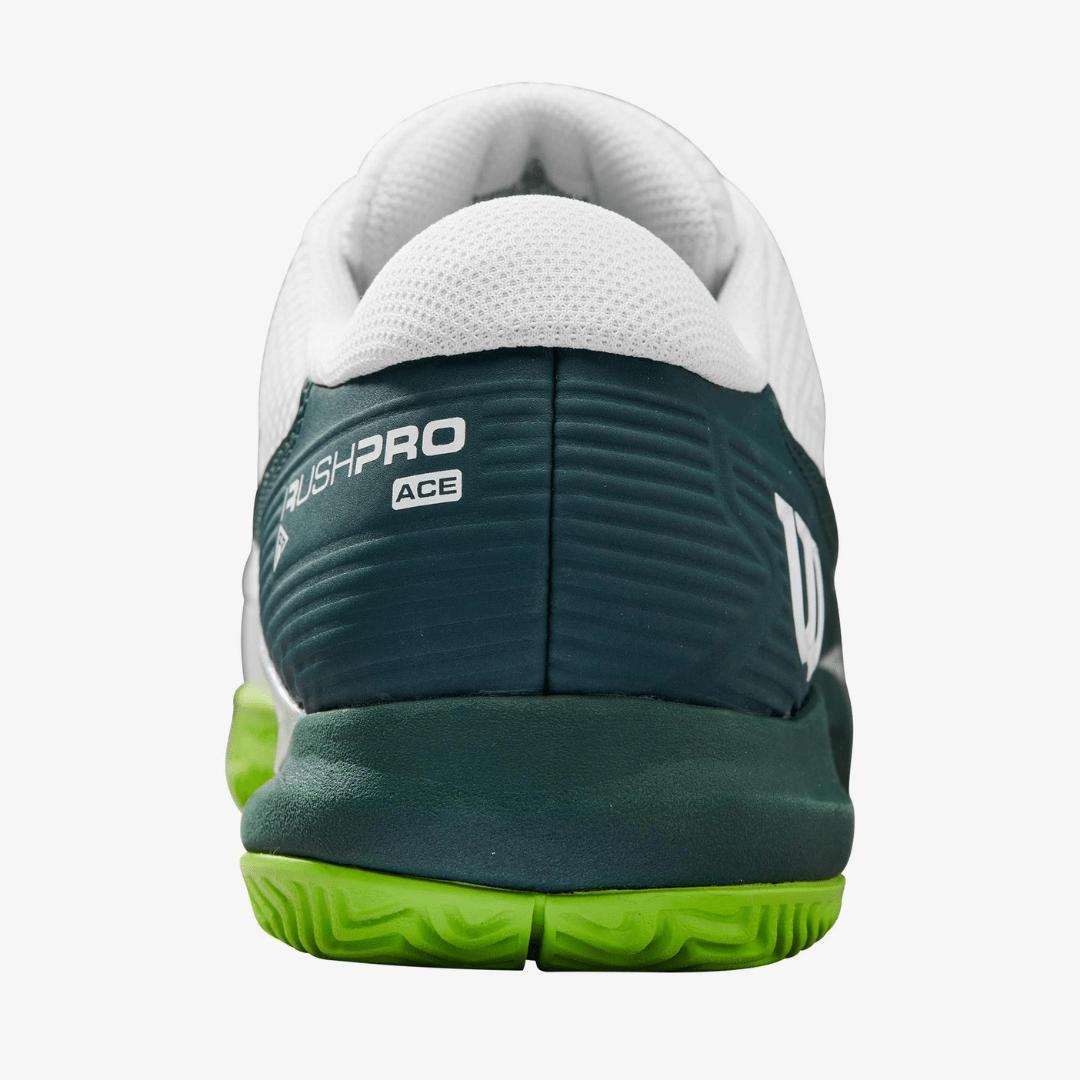 Wilson Rush Pro Ace all court tennissko til mænd hvid / ponderosa pine / jasmingrøn