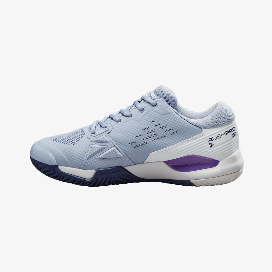 Wilson Rush Pro Ace all court women's tennis shoes eventide/white/royal lilac