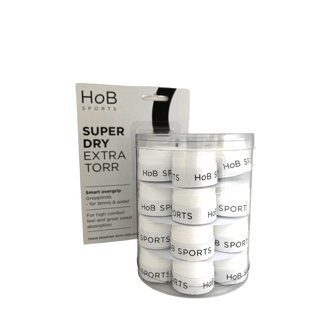 HoB Sports Super Dry overgrip 24-pakke HVID