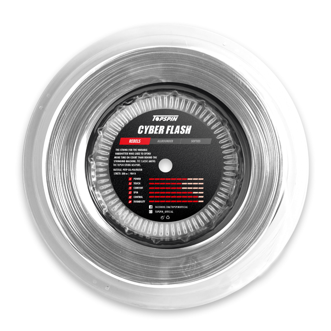 Topspin Cyber Flash 1,20mm 300m reel tennis string