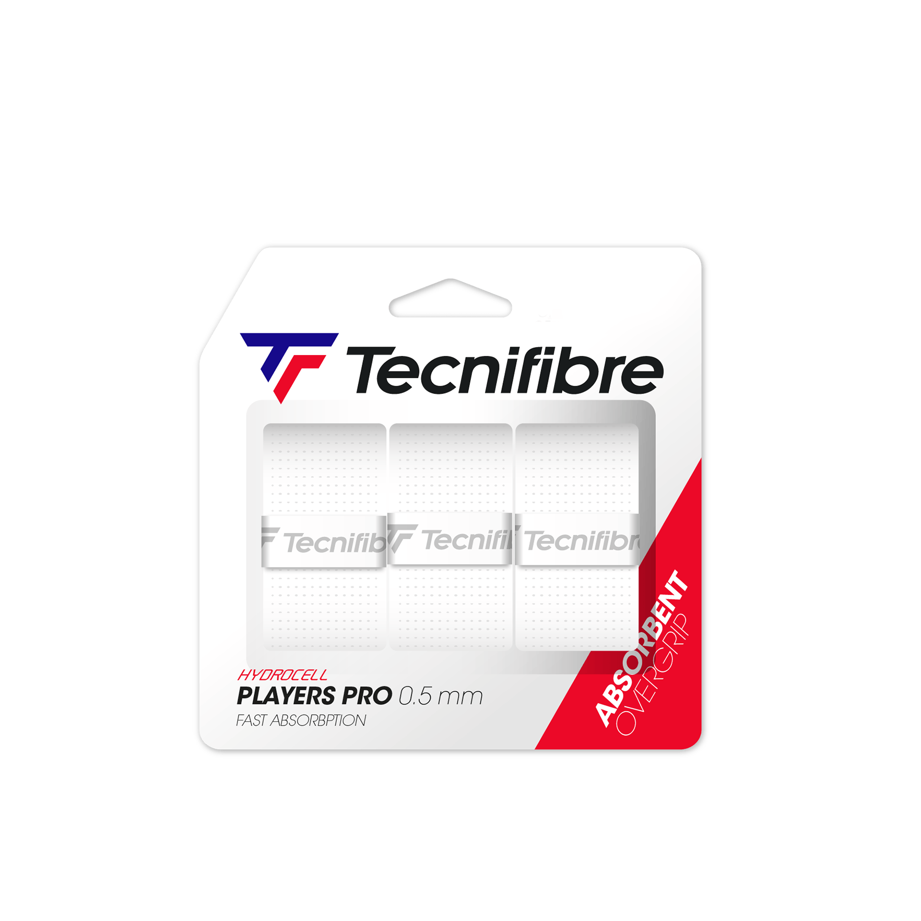 Tecnifibre Players Pro Absorbent Overgrip 3-pack