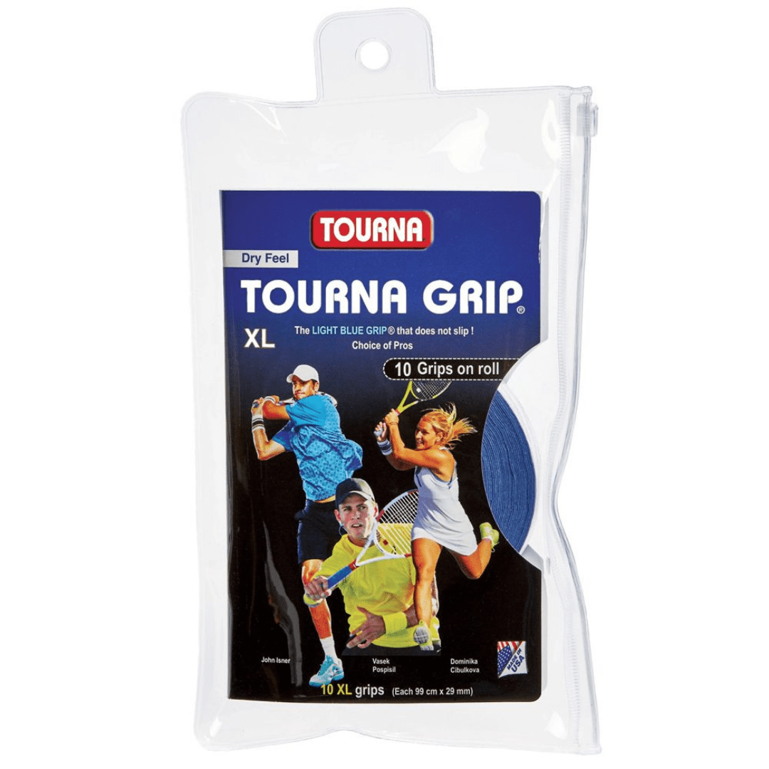 Tourna Grip XL 10-pack Dry Feel Light Blue grepplinda