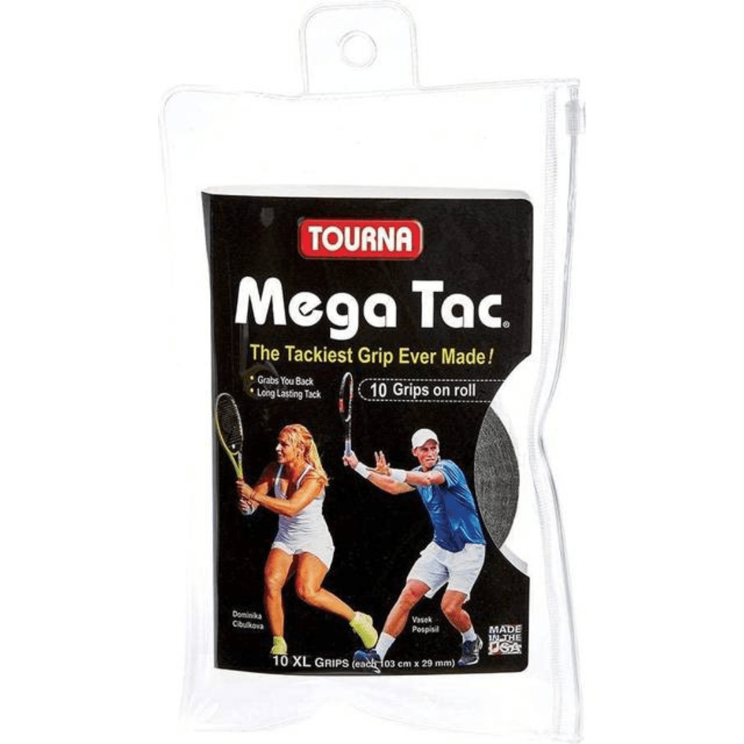 Tourna Mega Tac Grip XL 10-pack svart grepplinda